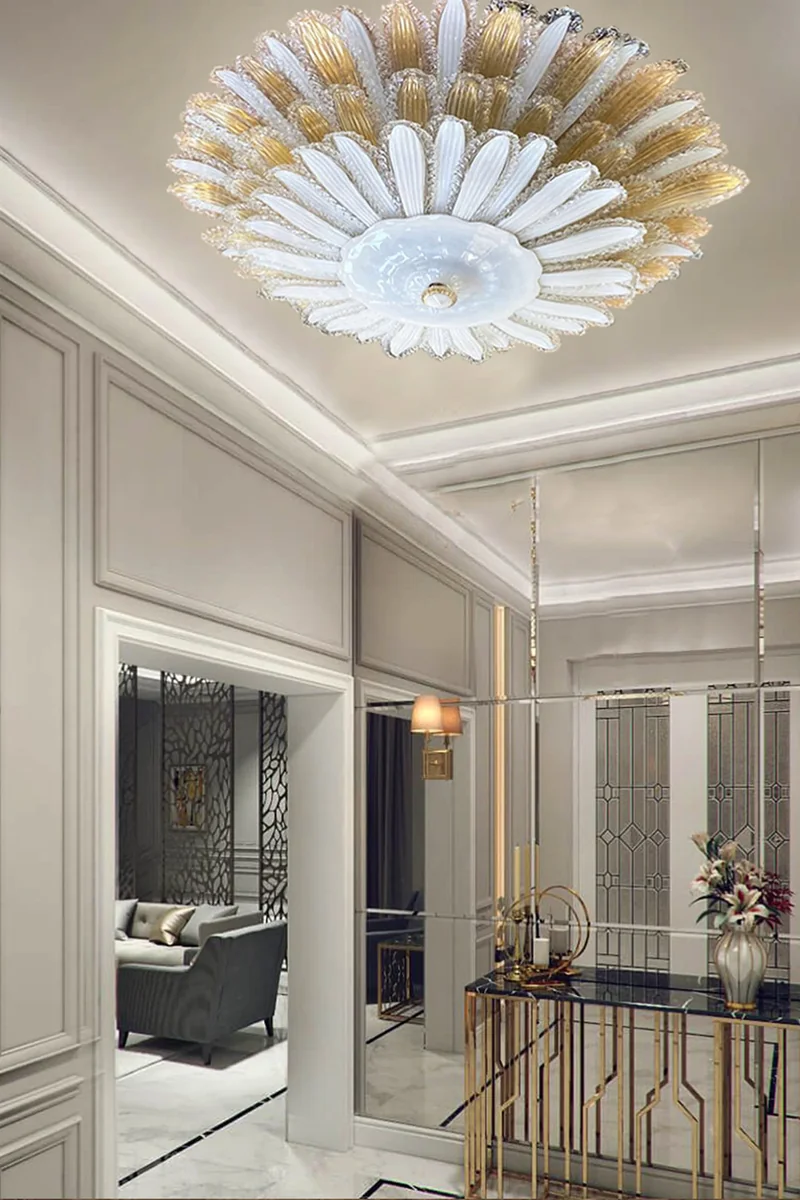 Plafoniera White-gold
